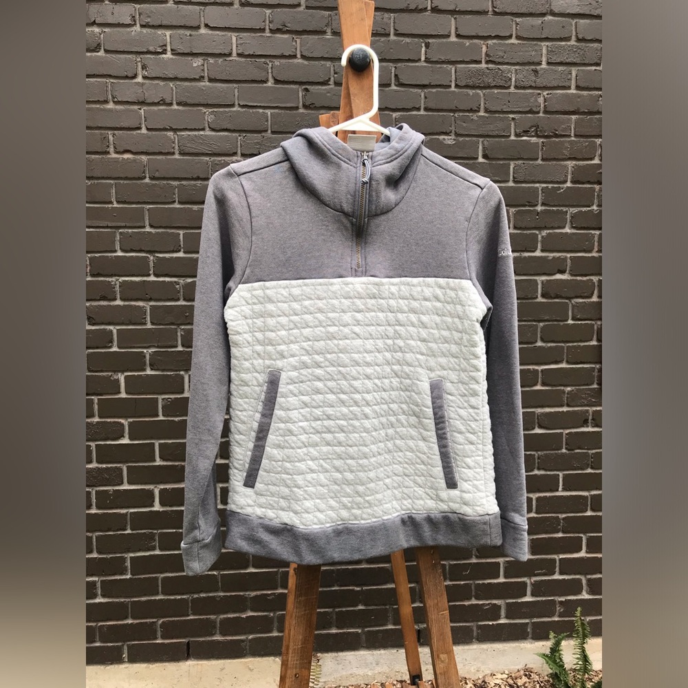 Columbia Zip Up Hoodie Gray XS